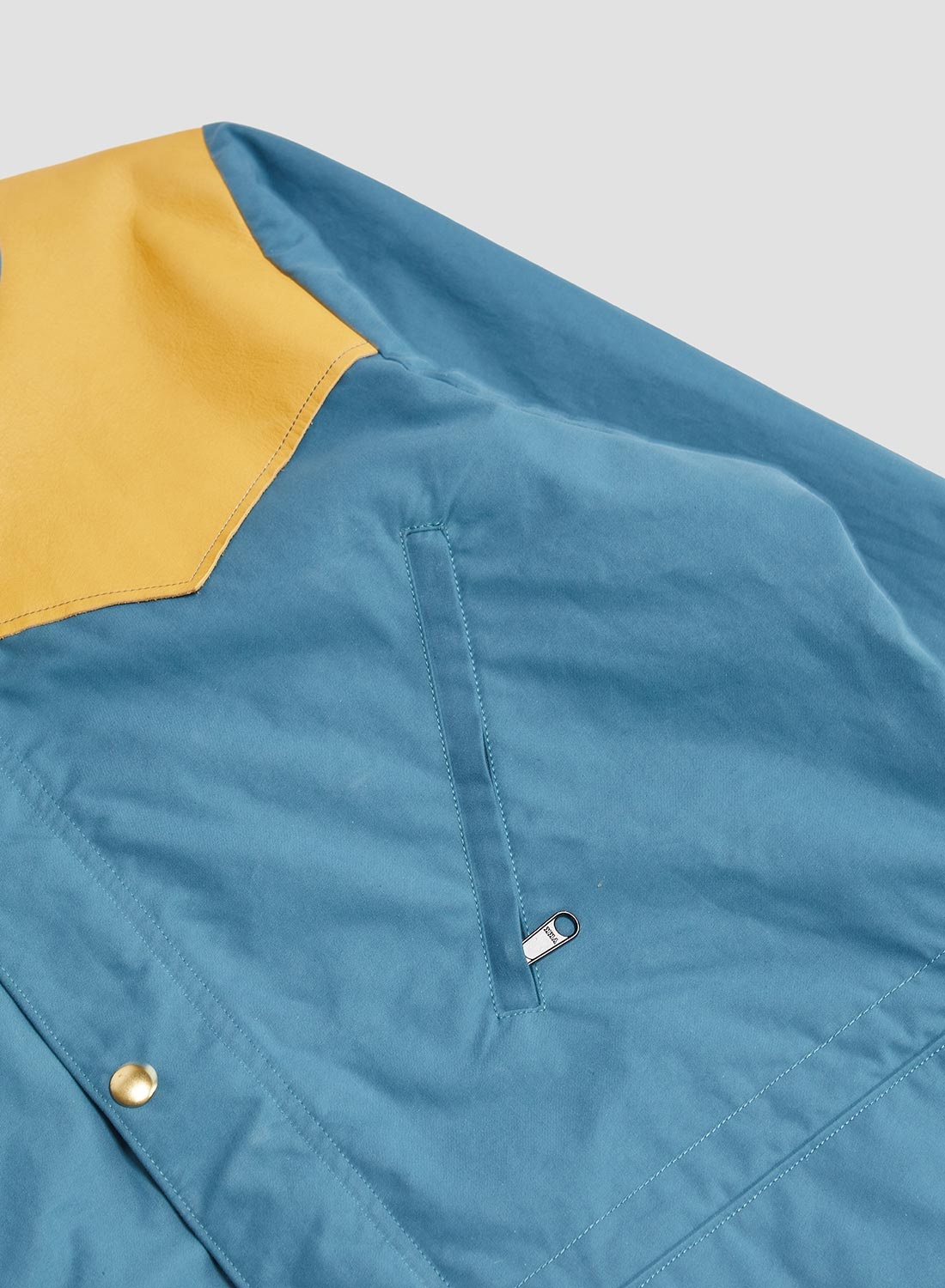Rocky Mountain Featherbed x Nigel Cabourn Mountain Parka Dry Wax in Blue - 8