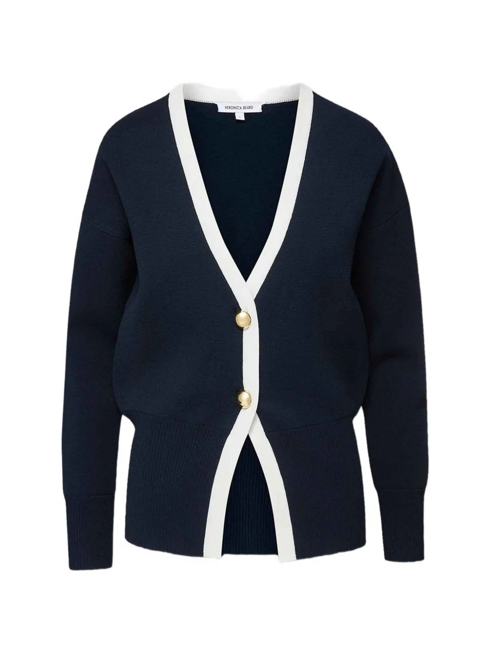 button V-neck knitwear - 1