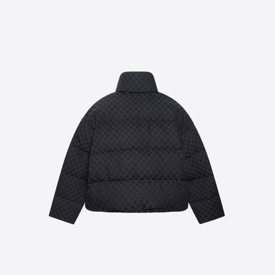 BALENCIAGA Men's Hacker Bb Puffer in Black outlook