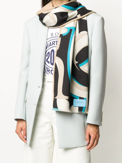 EMILIO PUCCI x Koché printed wool scarf outlook