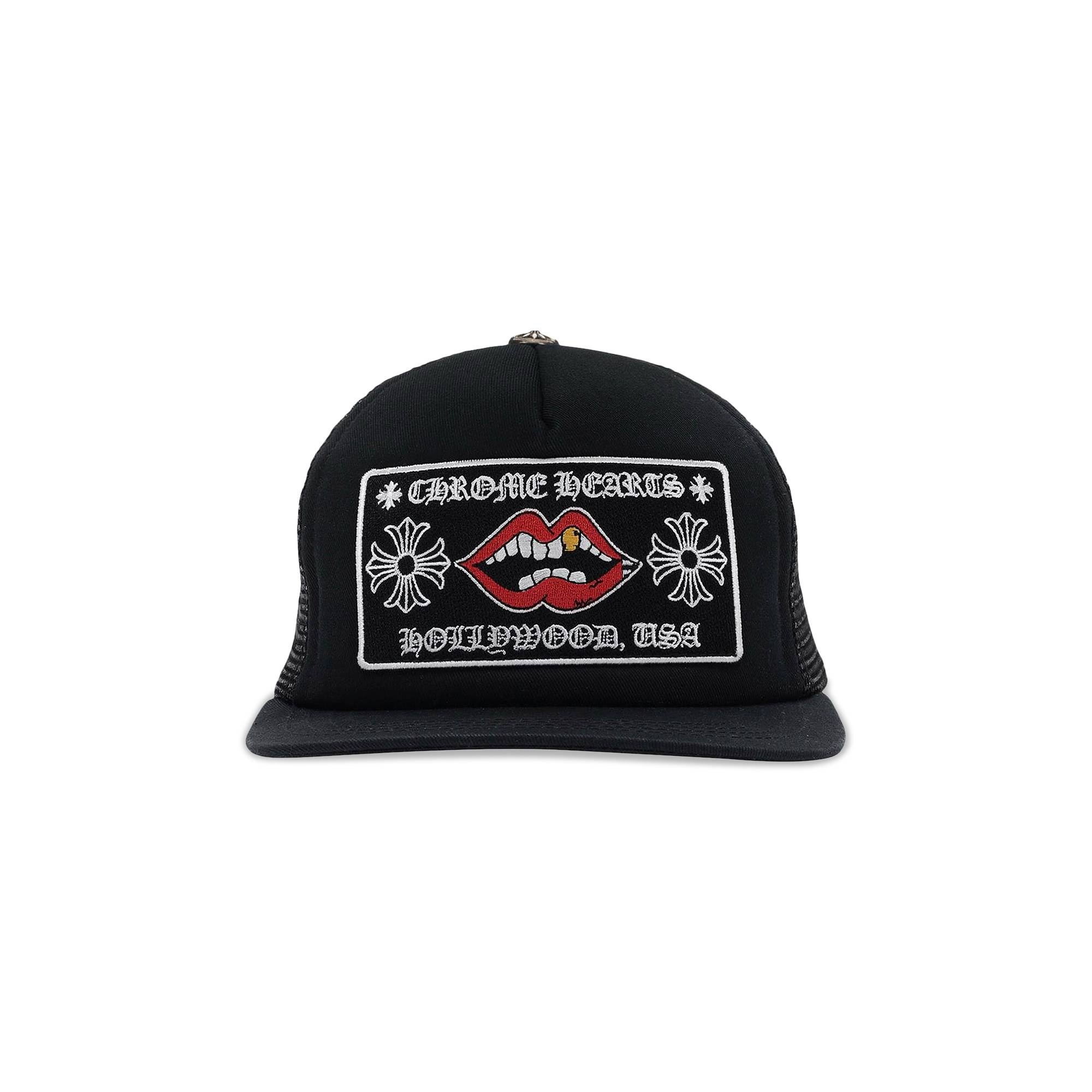 Chrome Hearts Chomper Hollywood Trucker Hat 'Black' - 1