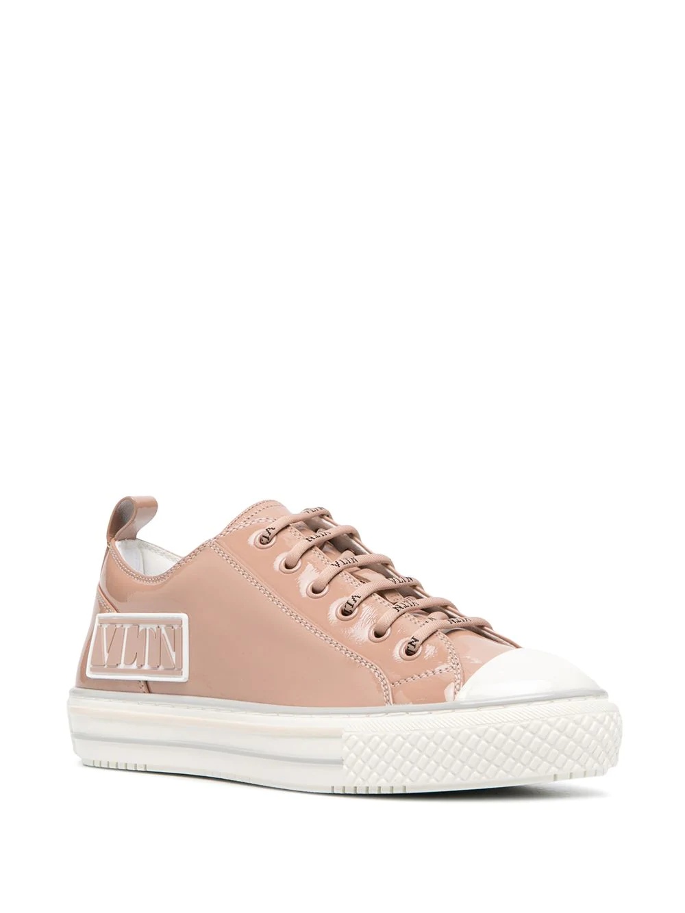 logo patch sneakers - 2