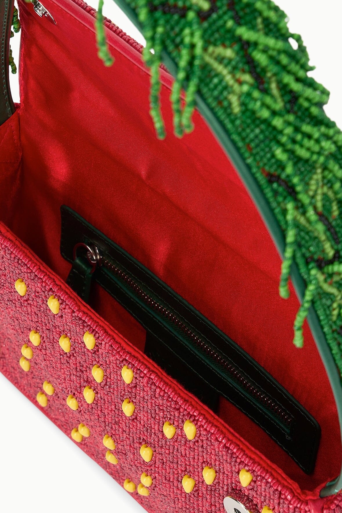 STAUD TOMMY BEADED BAG STRAWBERRY DREAM - 5