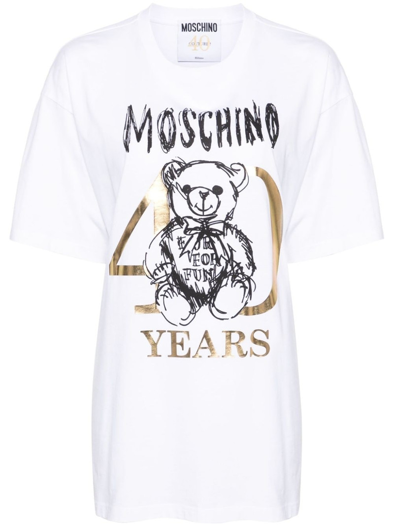 Teddy Bear-print cotton T-shirt 1