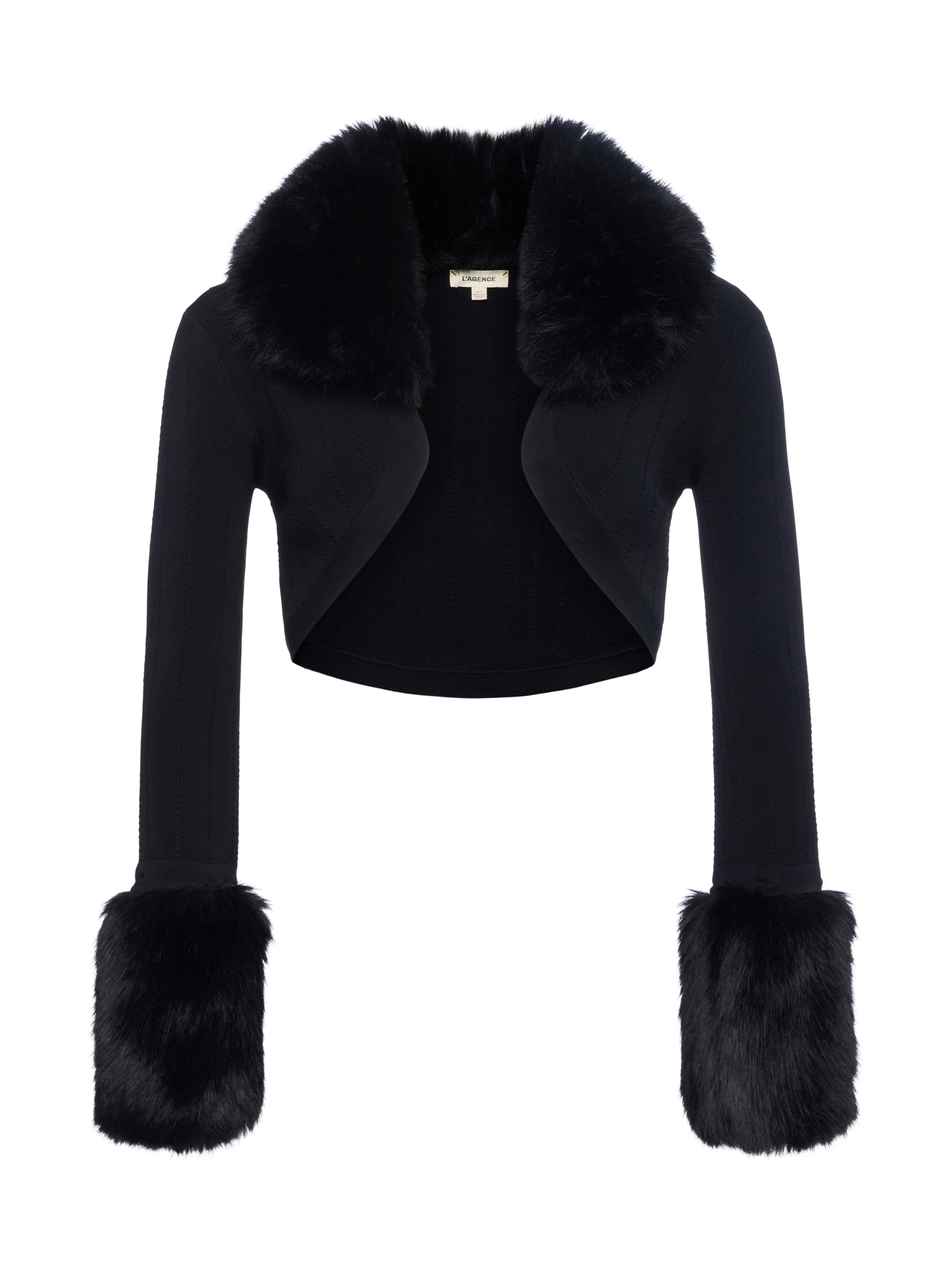 Haru Faux Fur Shrug - 1