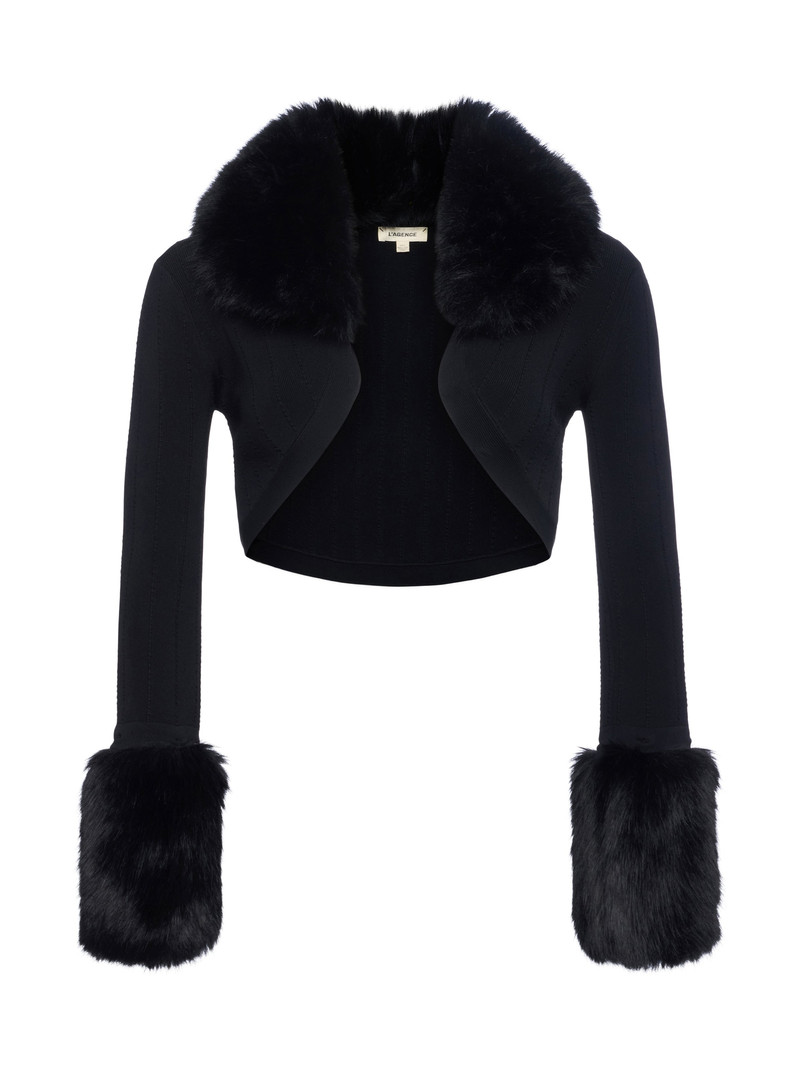 Haru Faux Fur Shrug 1