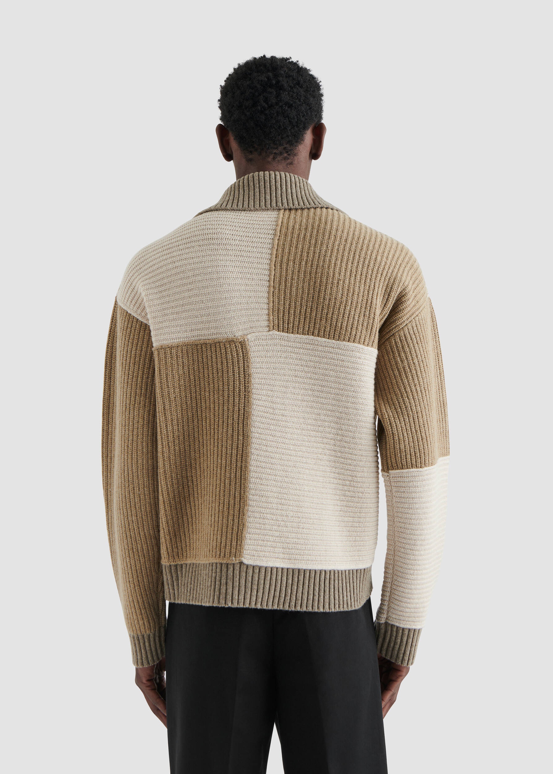 Franco Patchwork Sweater - 3