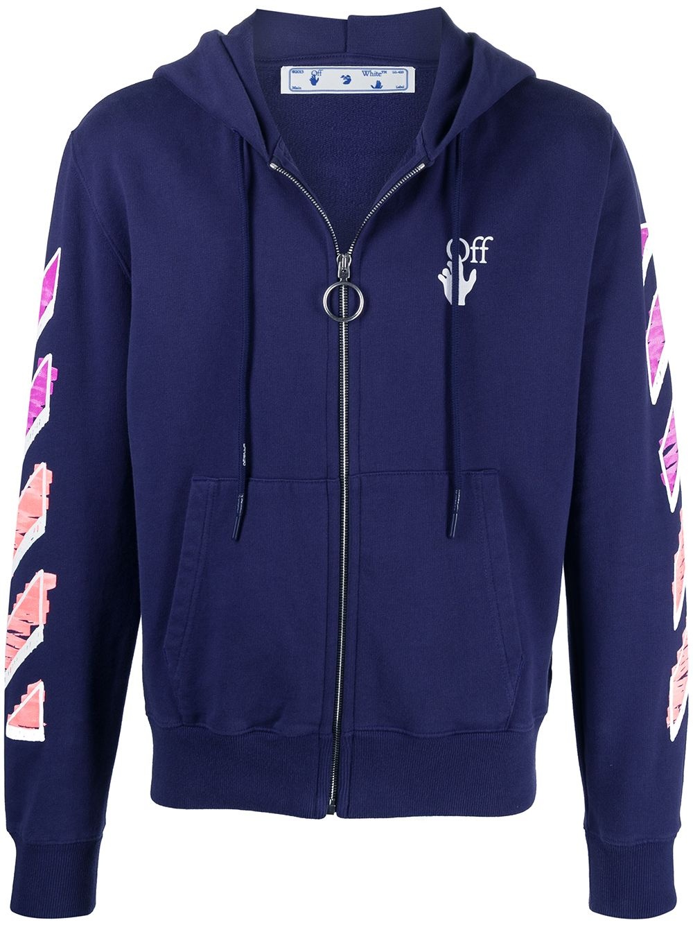 Arrows zipped hoodie - 1