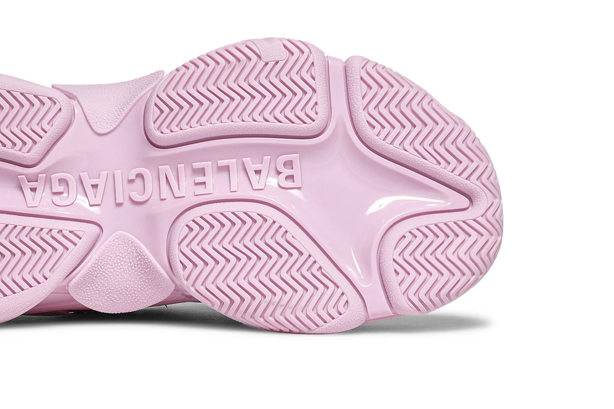 Balenciaga Wmns Triple S Sneaker 'Allover Logo - Pink' - 5