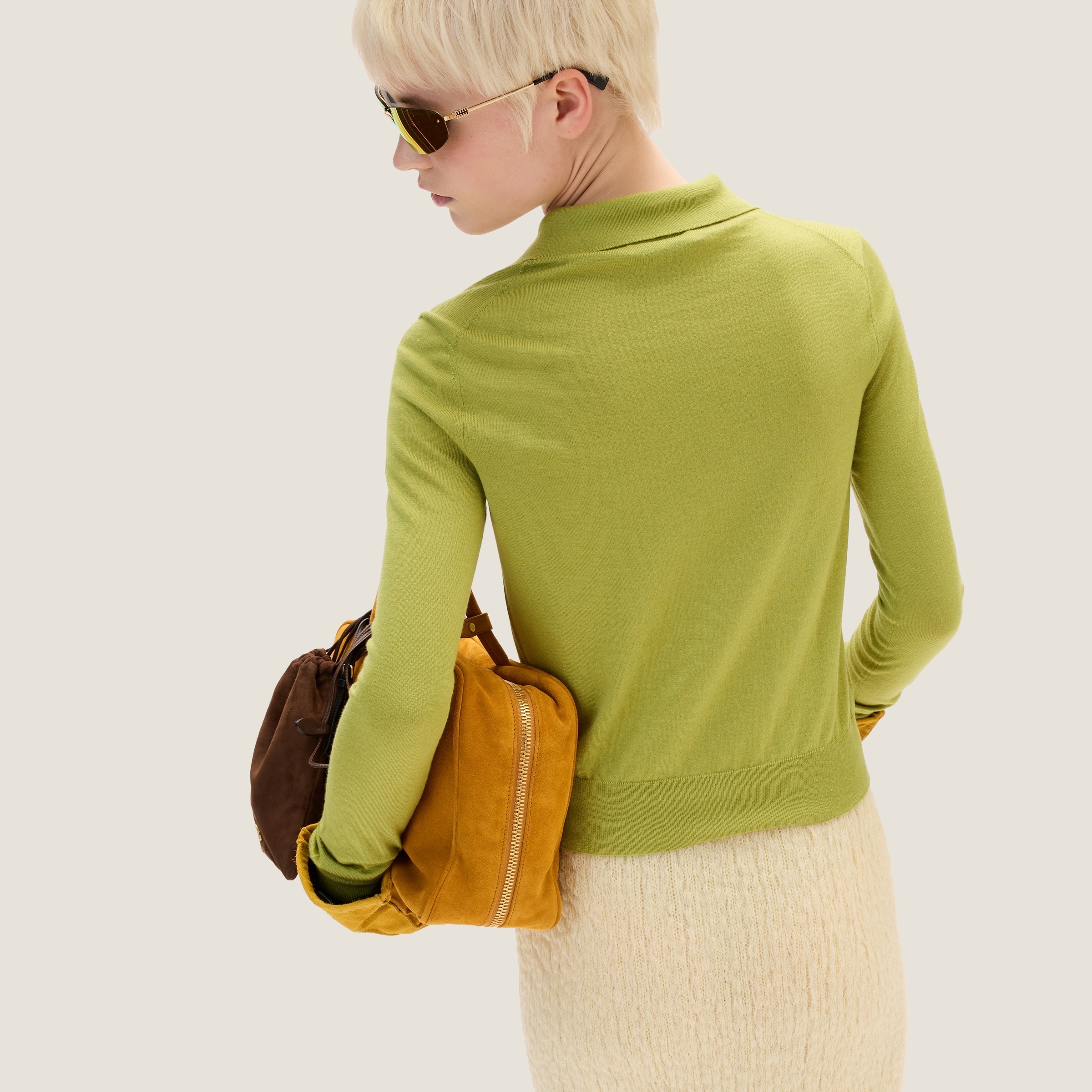 Silk and cashmere cardigan - 3
