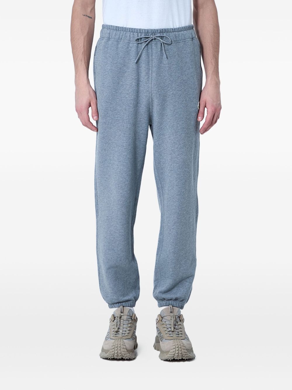 drawstring-waistband logo-detail track pants - 1