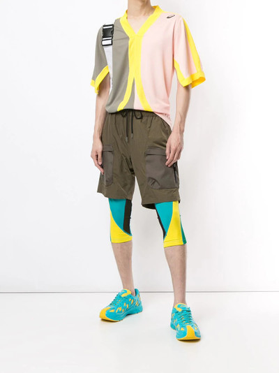 Kiko Kostadinov x Asics colour-block cropped leggings  outlook