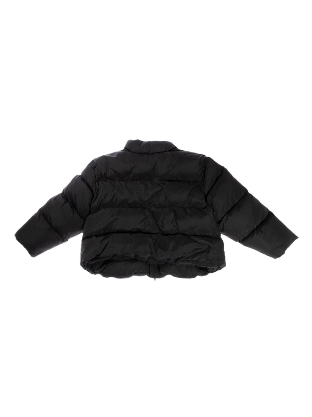 logo-printed puffer jacket - 2