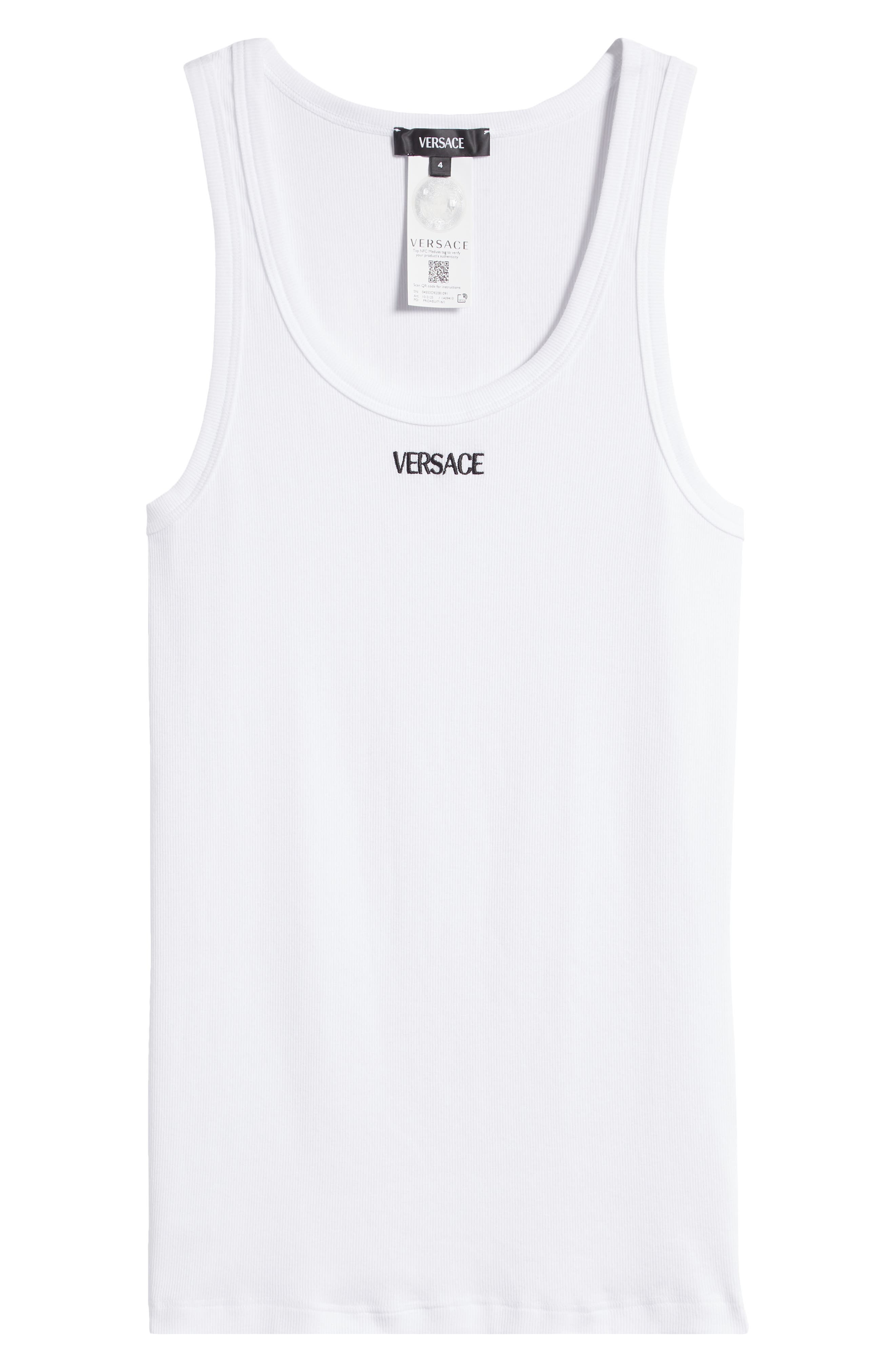 Embroidered Logo Rib Tank - 6
