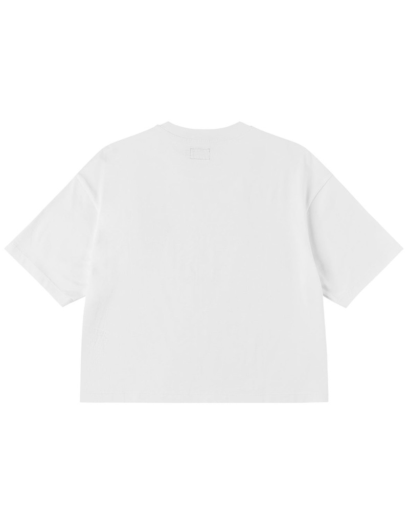 EVISU Devil-heart-shaped Seagull Emboss T-shirt outlook
