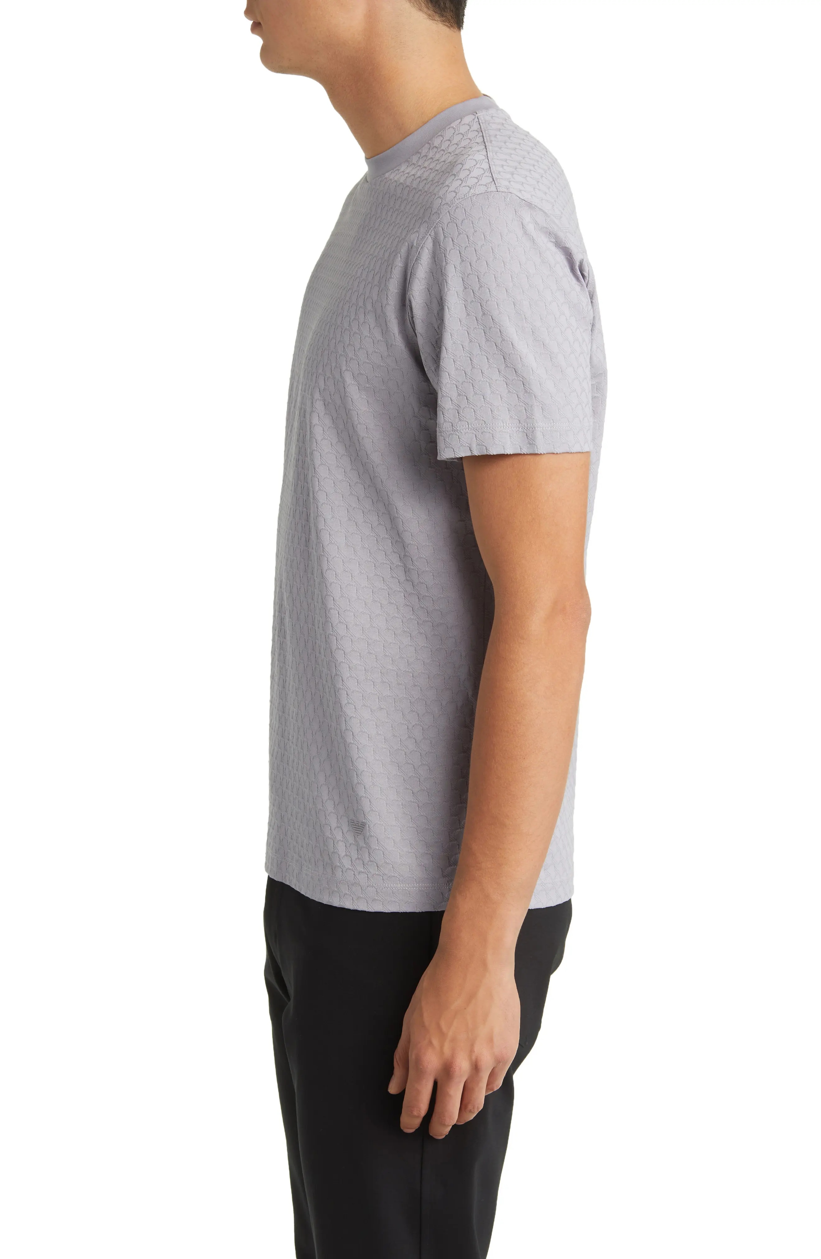 Honeycomb Textured T-Shirt - 3