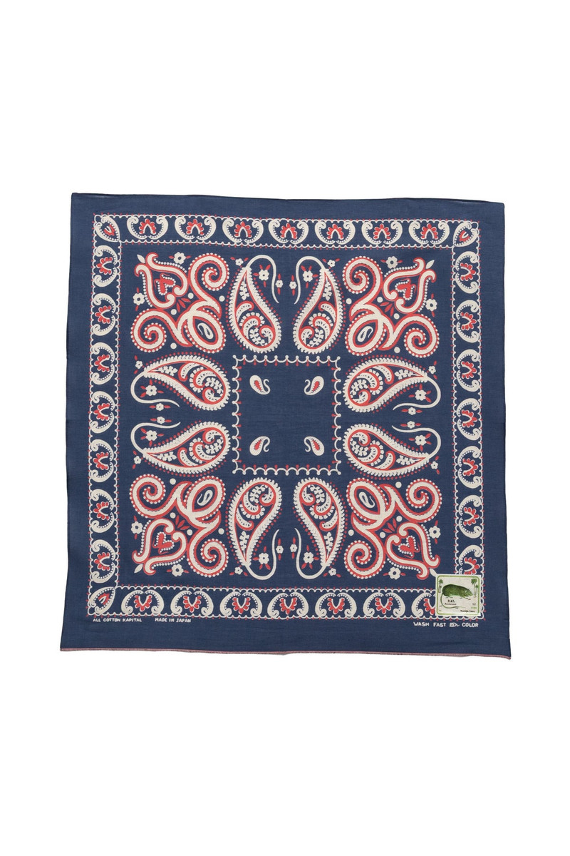 Fastcolor Selvedge Bandana (Paisley) 20x20 7