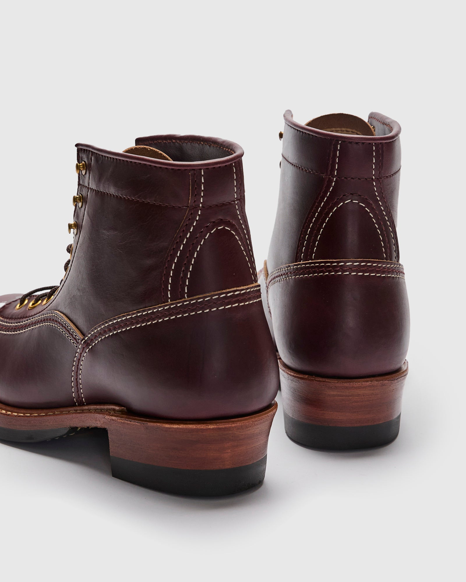 Donkey Puncher Boot in Horween Chromexcel Burgundy - 5
