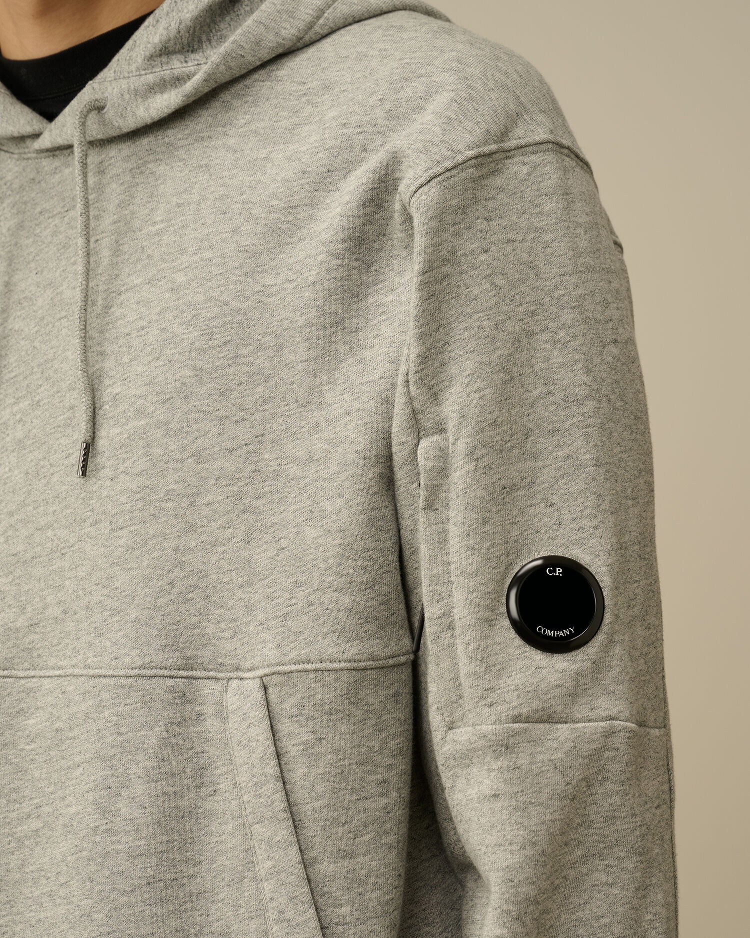 Diagonal Raised Fleece Lens Hooded Sweatshirt - 4