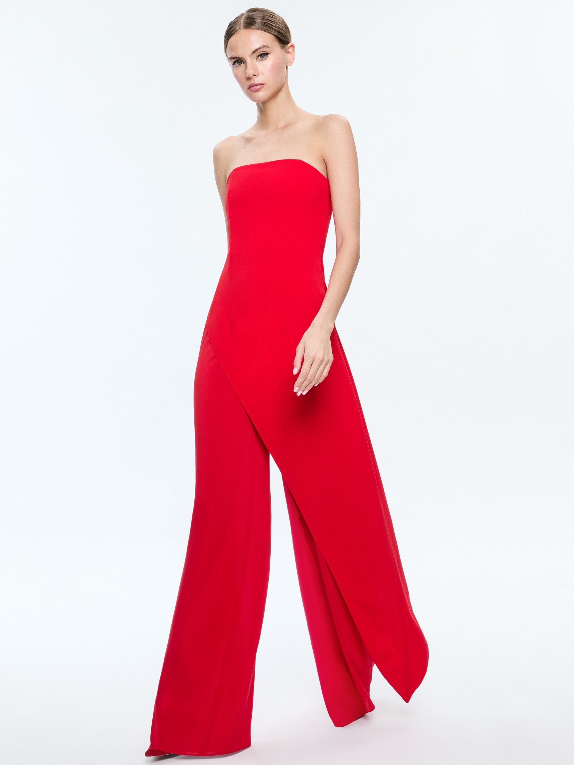 ALONDRA STRAPLESS ASYMMYETRIC JUMPSUIT - 6