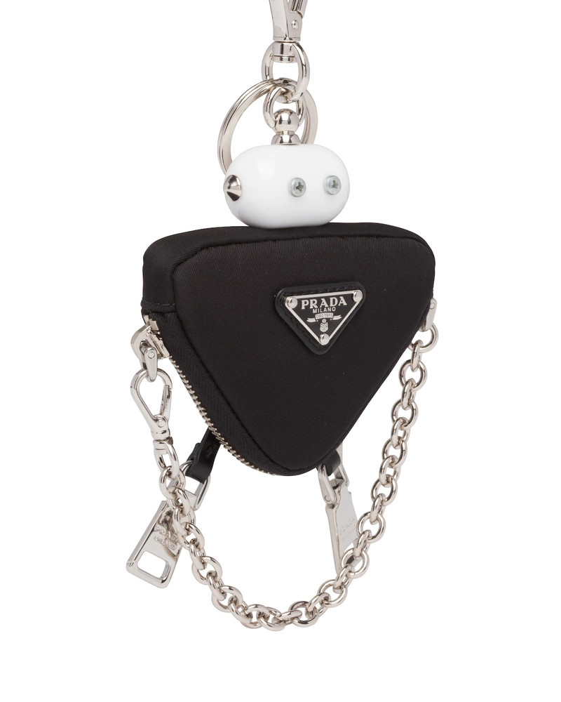 Prada Nylon robot keychain trick outlook