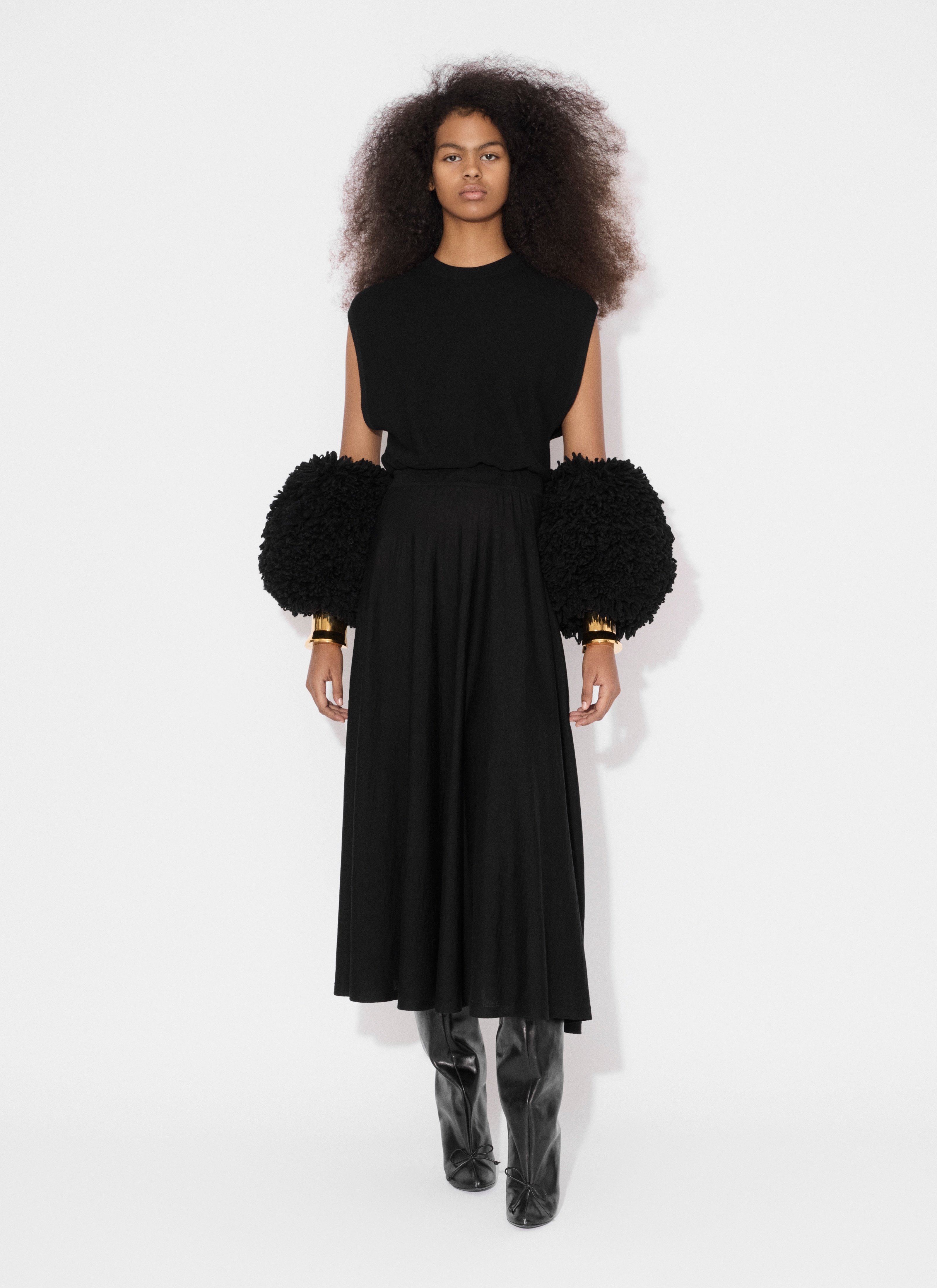 CINCHED KNIT DRESS - 2
