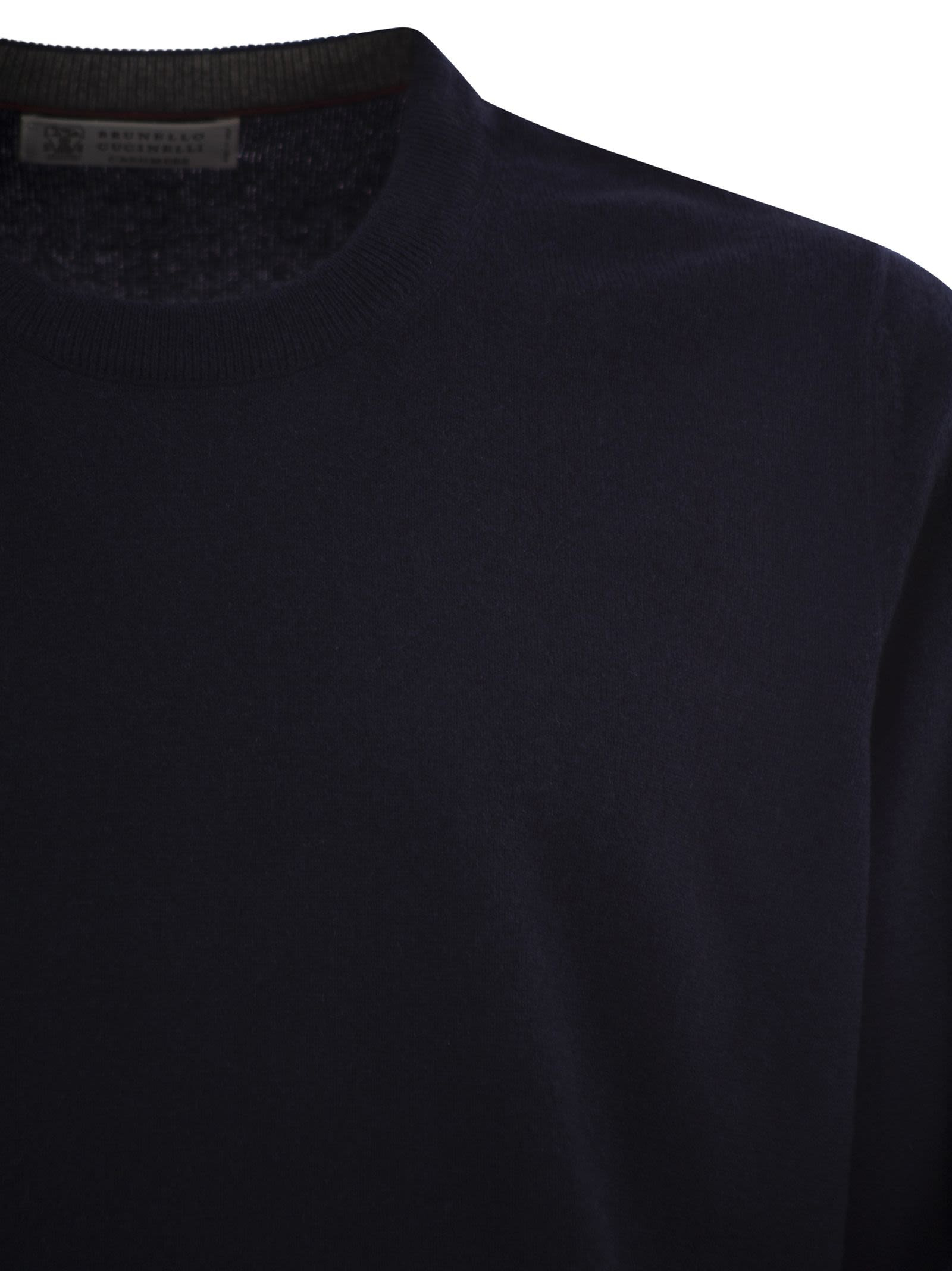 Brunello Cucinelli Men Cashmere Sweater Crewneck Knitwear - 4