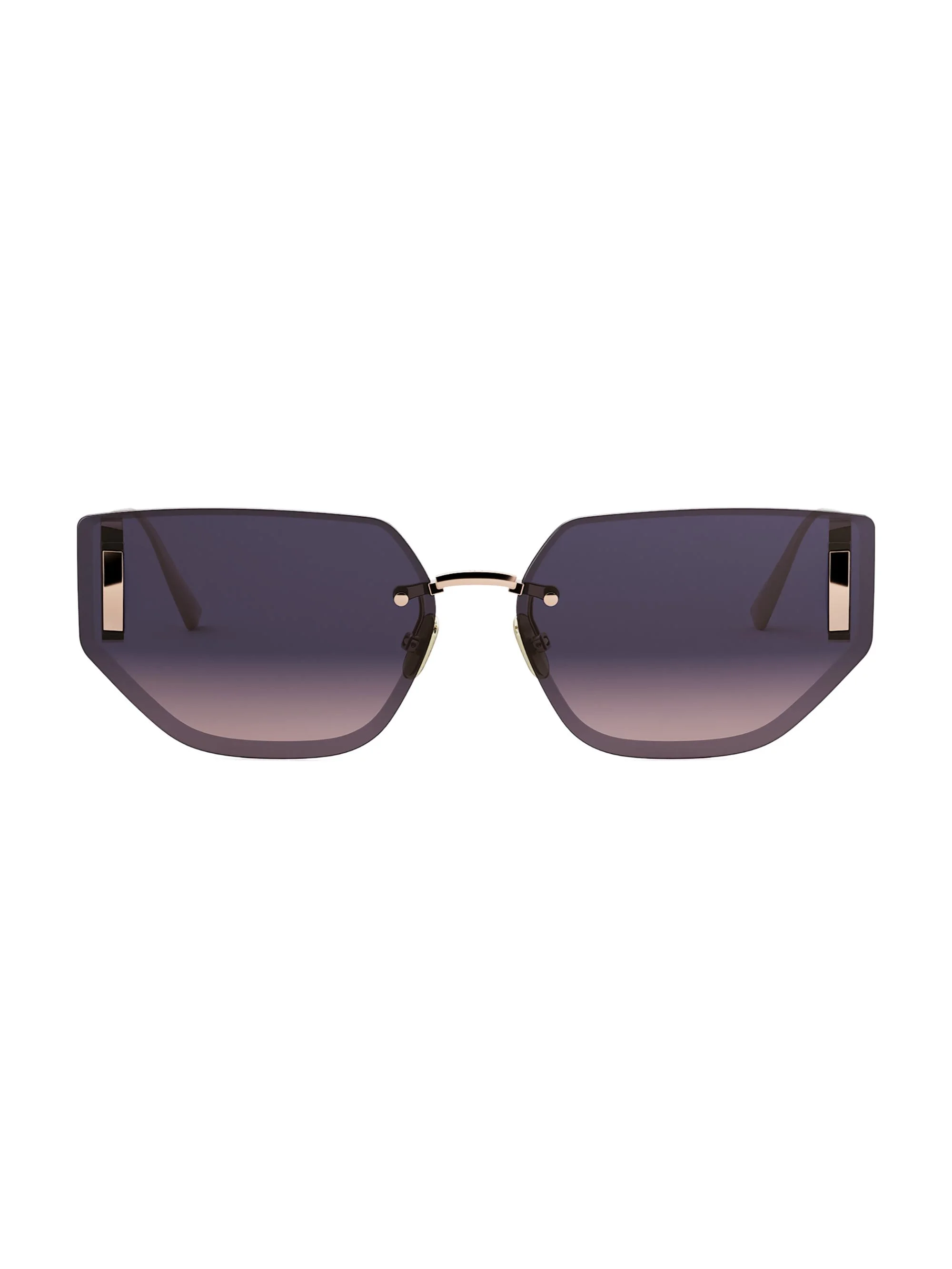 Women's 30Montaigne B3U 65MM Butterfly Sunglasses - Rose Gold Purple - 1