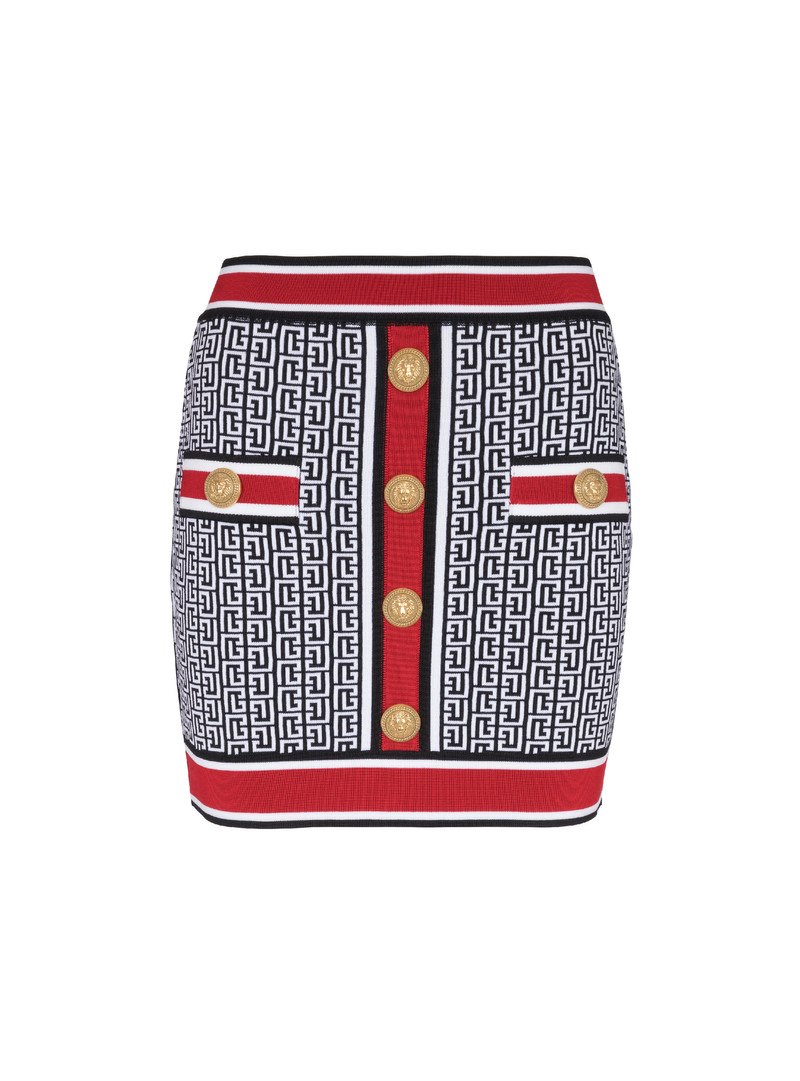 Knit skirt with buttons 1