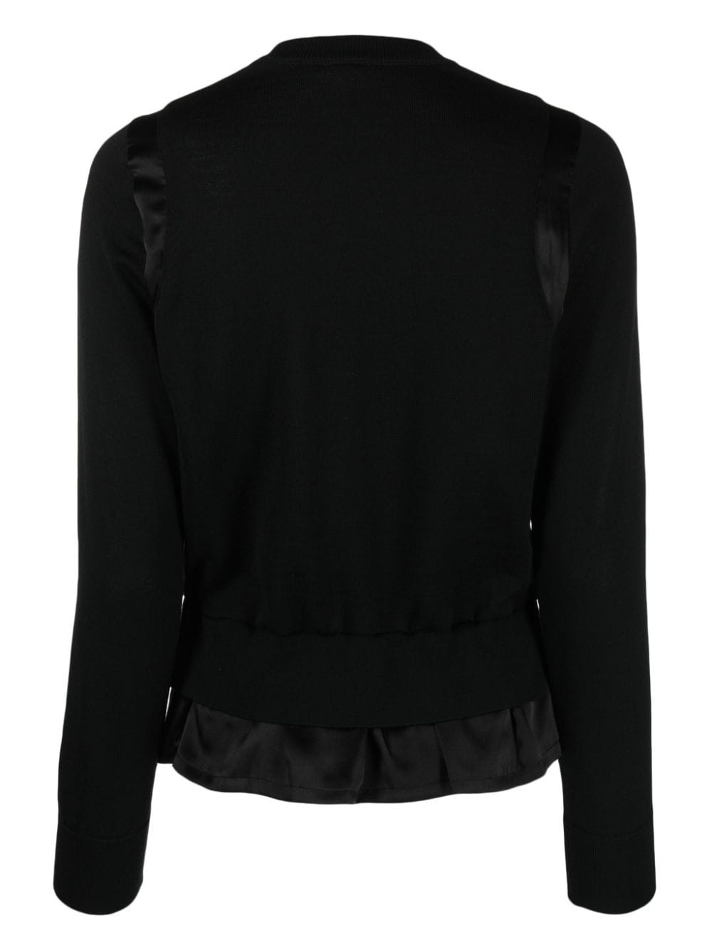 layered wool jumper - 2