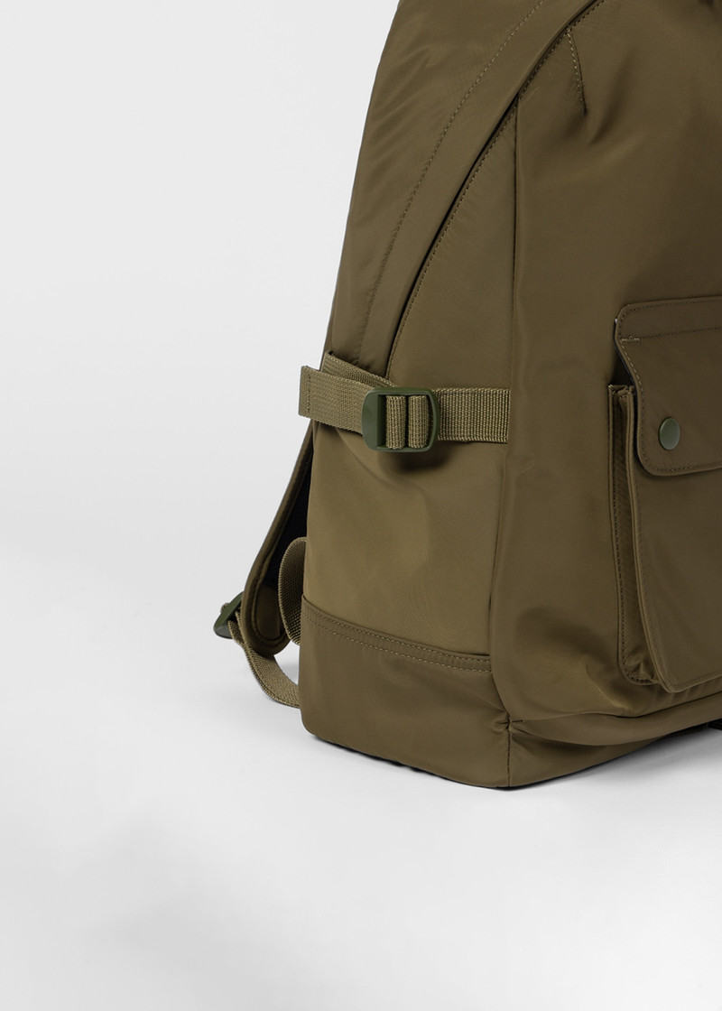 Khaki 'Broad Stripe Zebra' Backpack 4