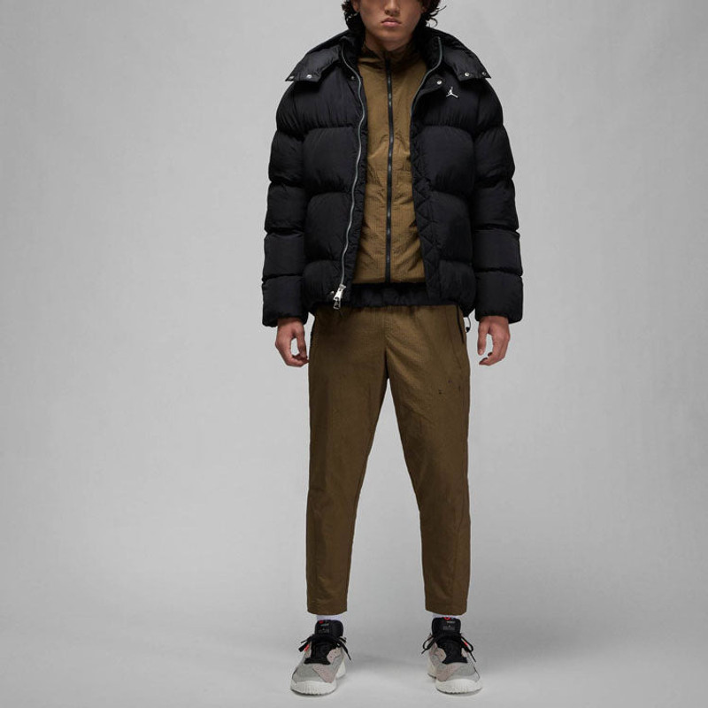Jordan Air Jordan Solid Color Pattern Printing Casual Jacket Men's Brown DQ8074-385 outlook
