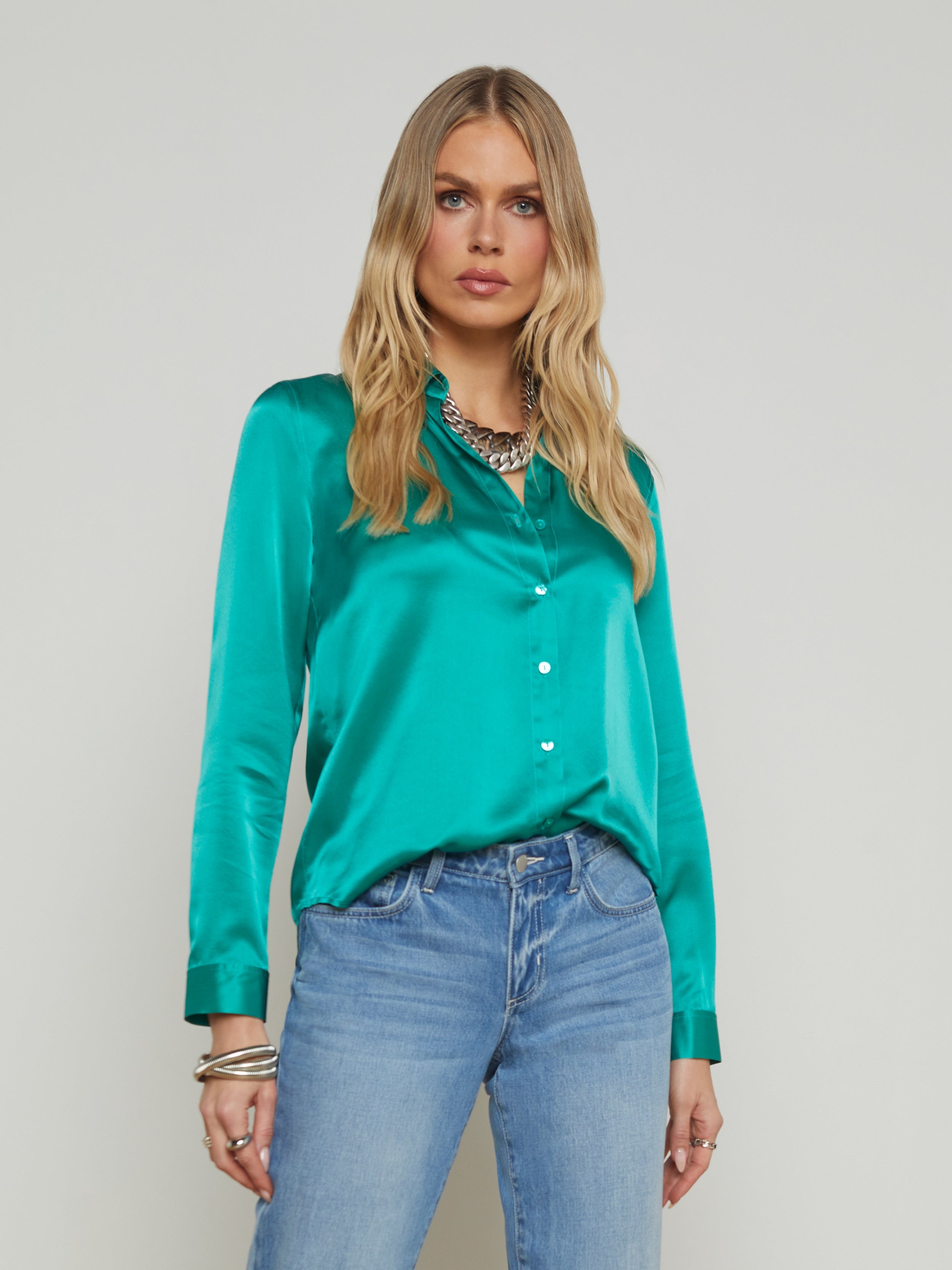 Tyler Silk Blouse - 2