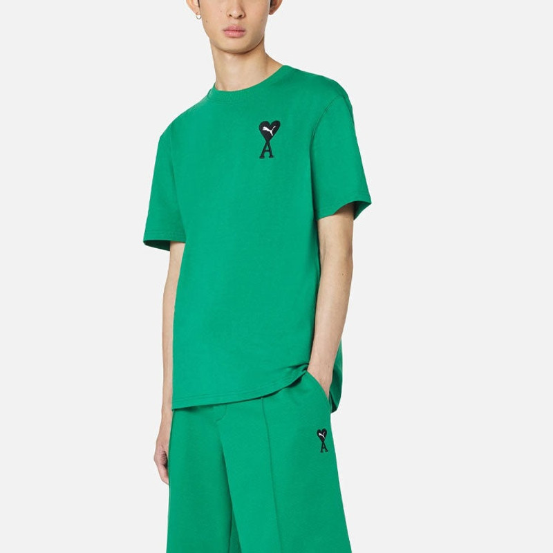 PUMA PUMA x AMI Graphic T-Shirt 'Green' 534070-96 outlook