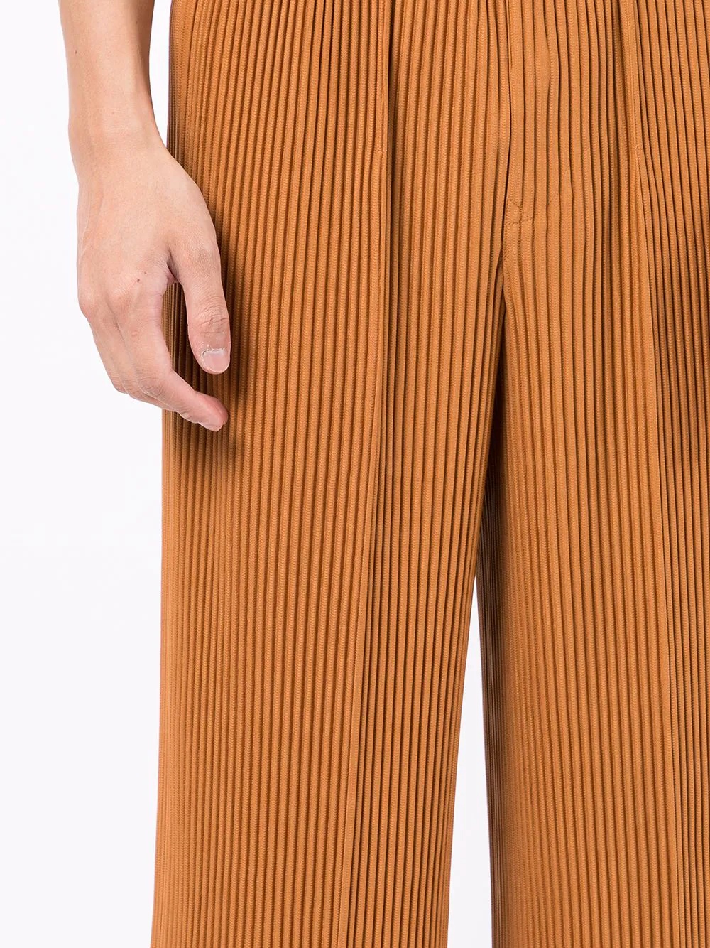 pleated cropped trousers - 5