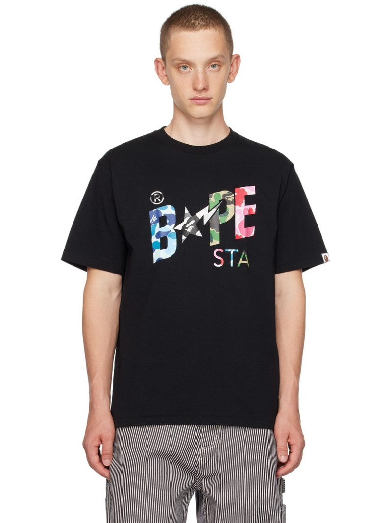 Black ABC Camo Crazy T-Shirt - 1