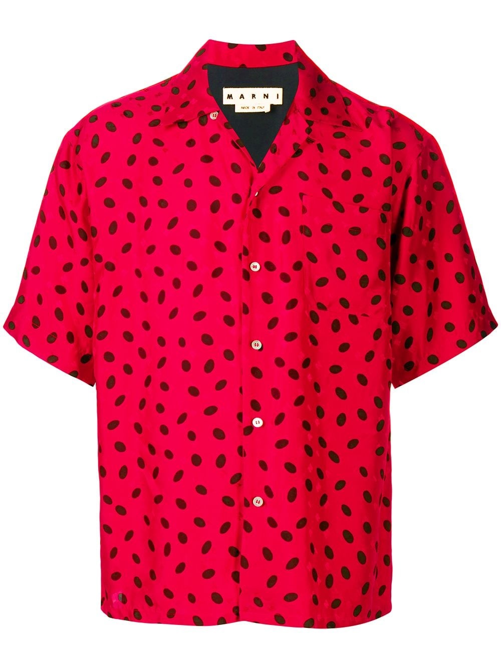 polka dot pattern shirt - 1