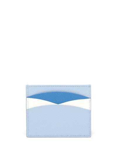 Prada logo plaque cardholder outlook