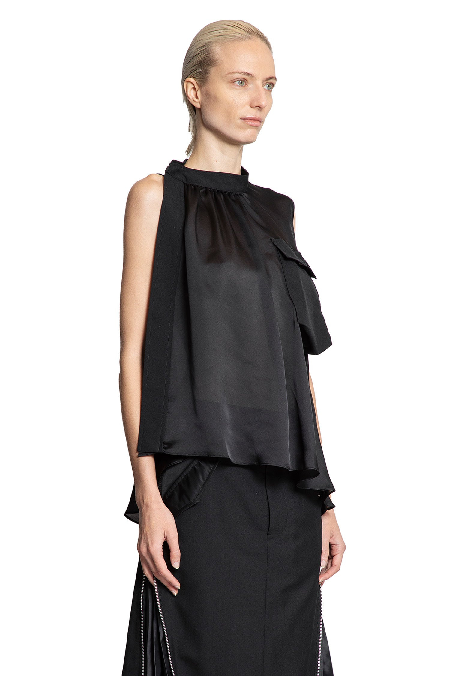 Satin-Sleeveless-Top - 2