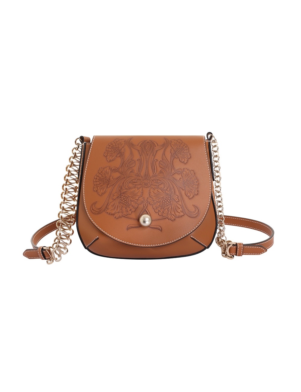 TOOLED LEATHER BAG 4
