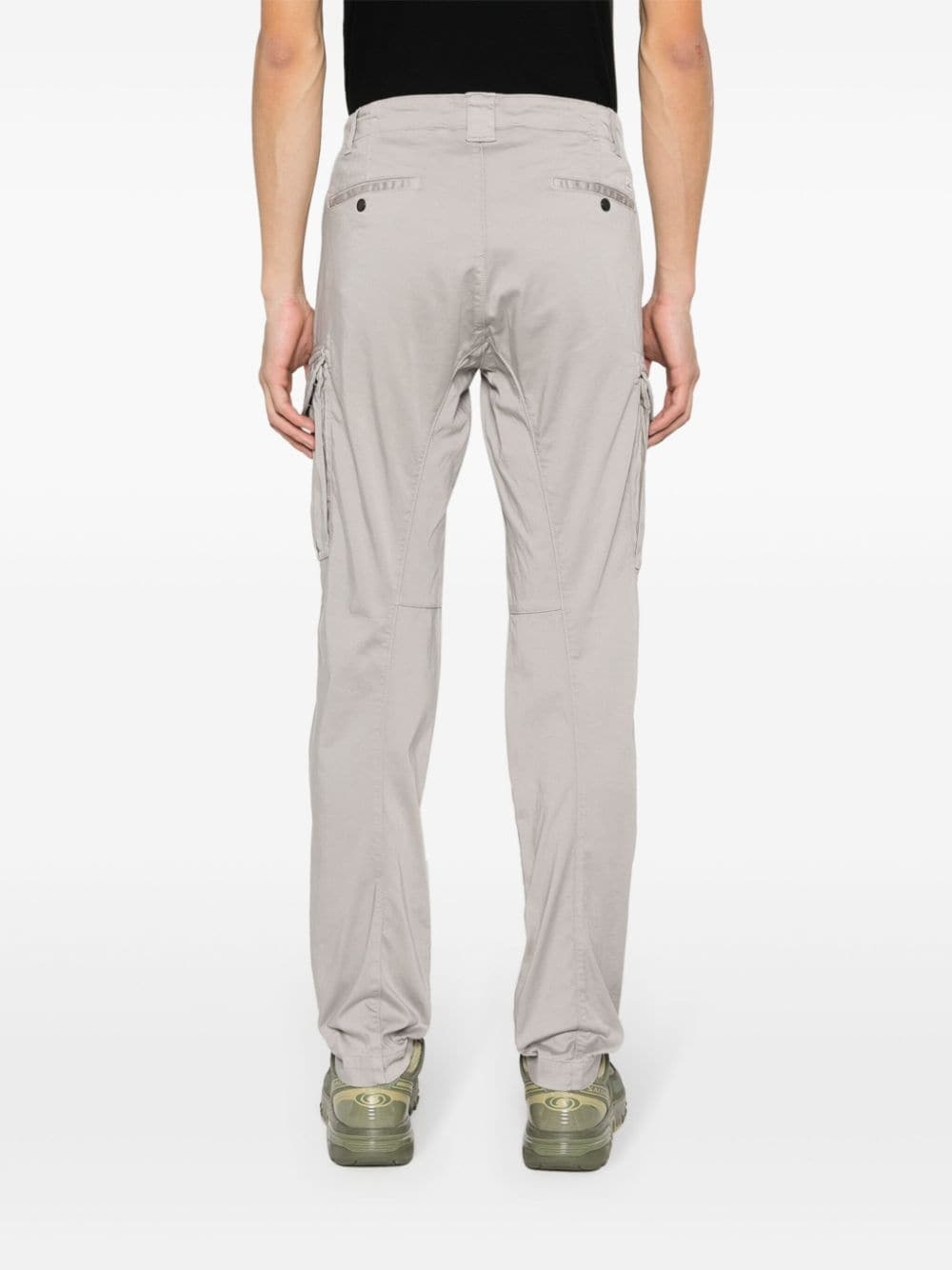 logo-appliquÃ© cargo pants - 4
