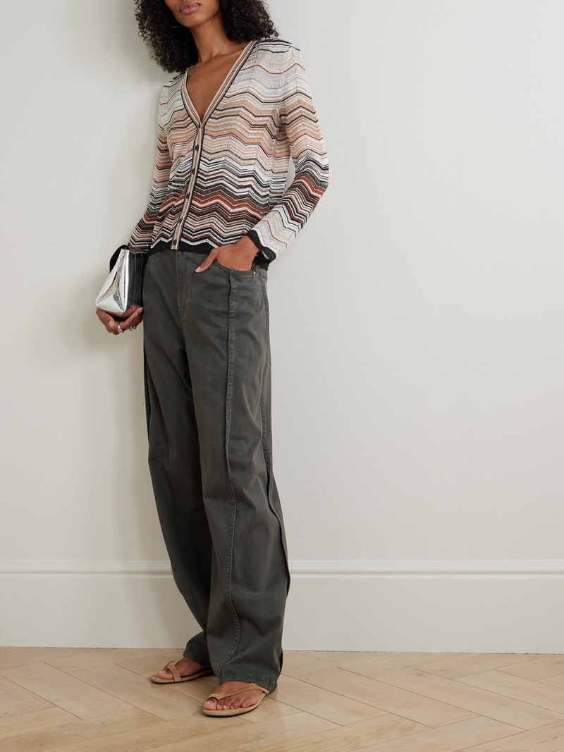 Missoni Sequin-embellished Metallic Crochet-knit Cardigan outlook