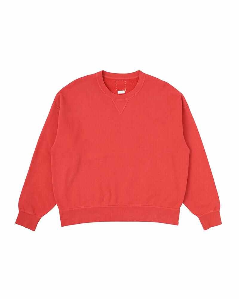 AMPLUS SB SWEAT L/S DMGD (U.D.) RED