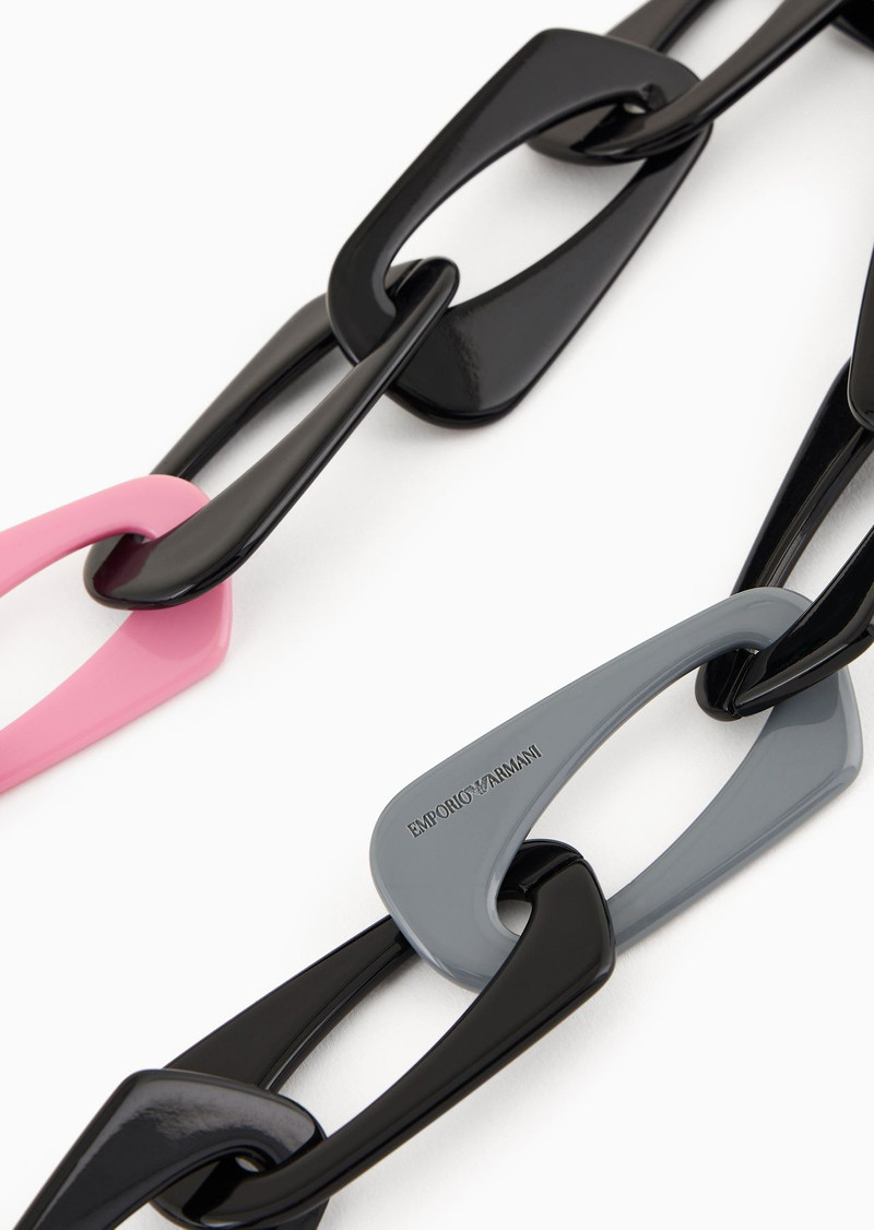 EMPORIO ARMANI Square chain necklace outlook