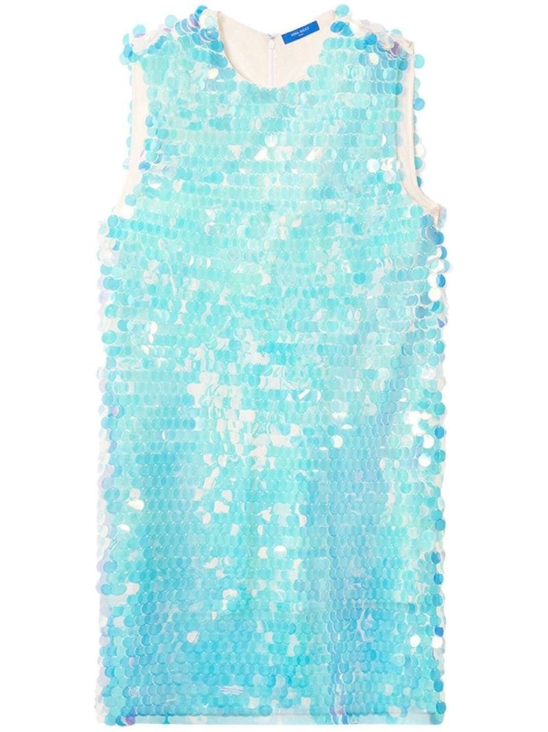 sequin embellished dress - 1