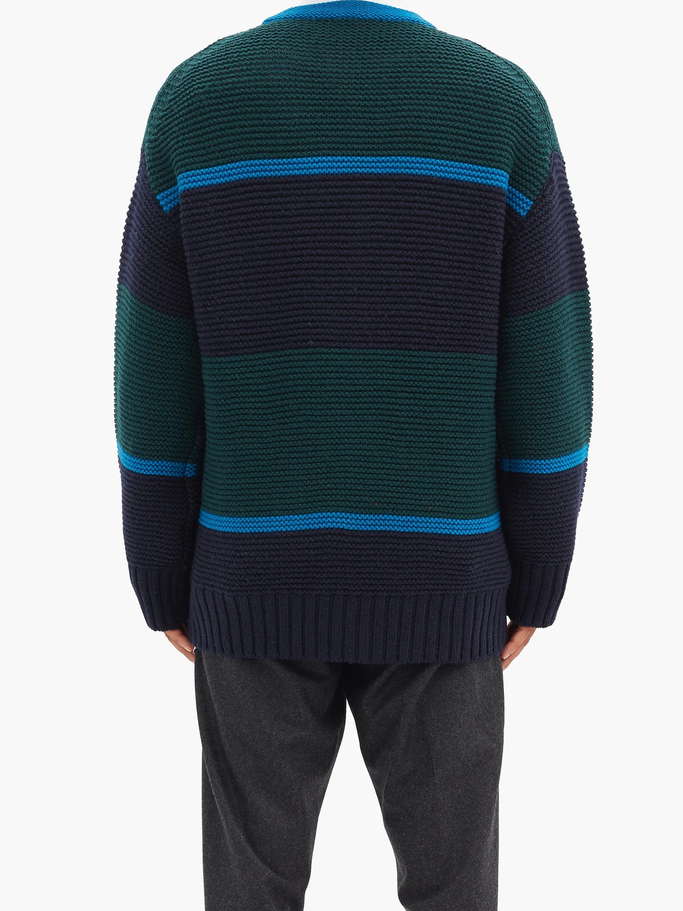 Striped wool sweater - 5