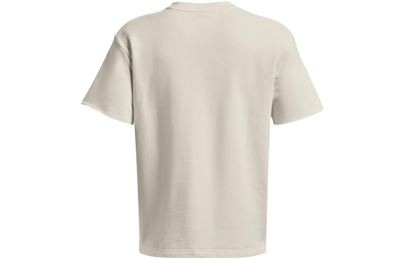 Under Armour Under Armour Project Rock Heavyweight Terry Short Sleeve T-shirt 'Beige Teal' 1377435-130 outlook