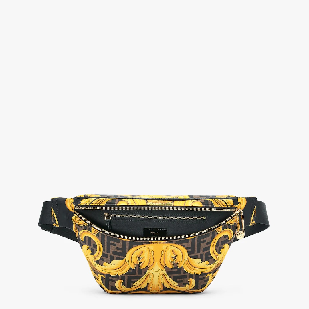 Fendace Printed nylon  belt bag - 4