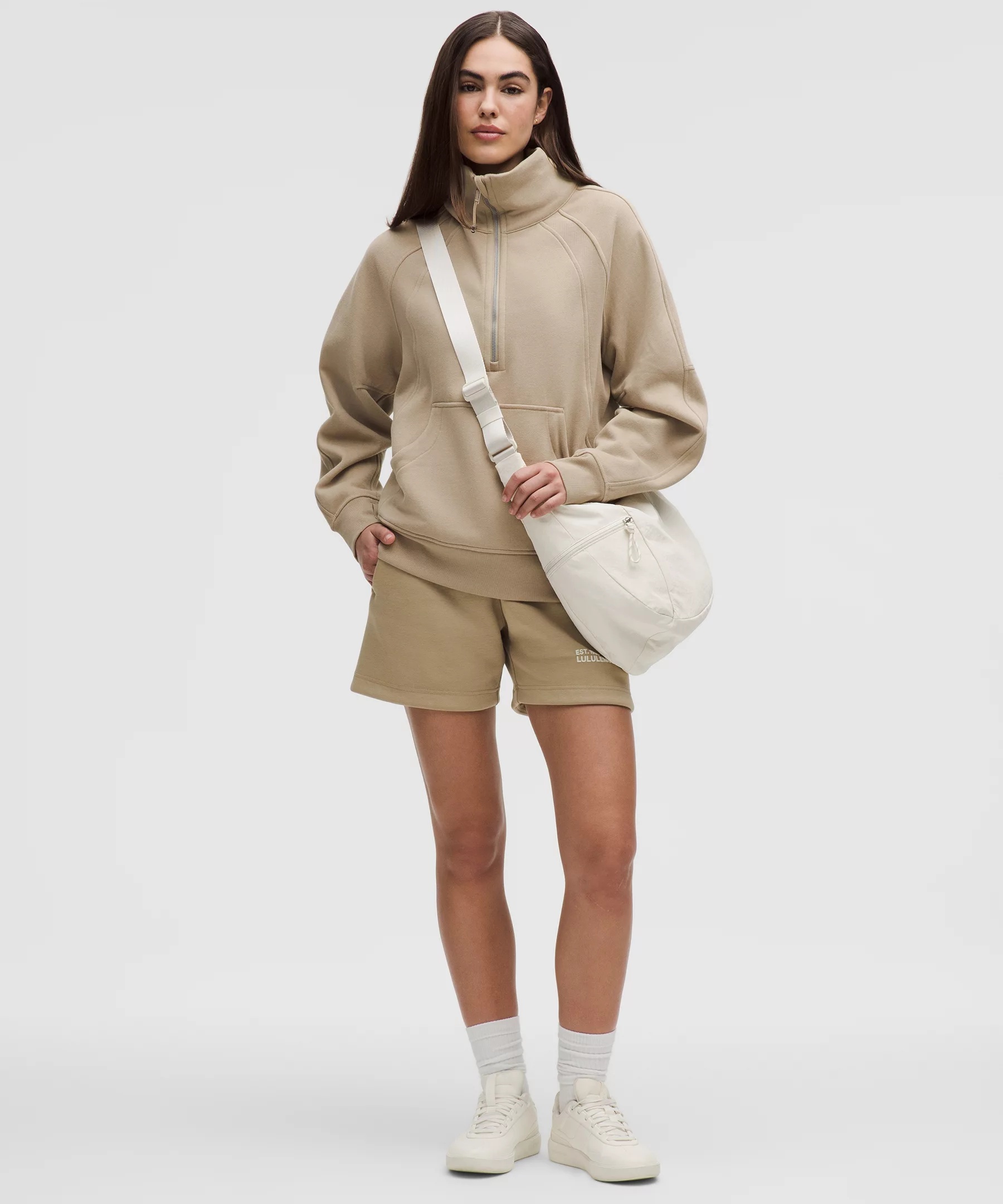Scuba Oversized Funnel-Neck Half Zip *Long - 2