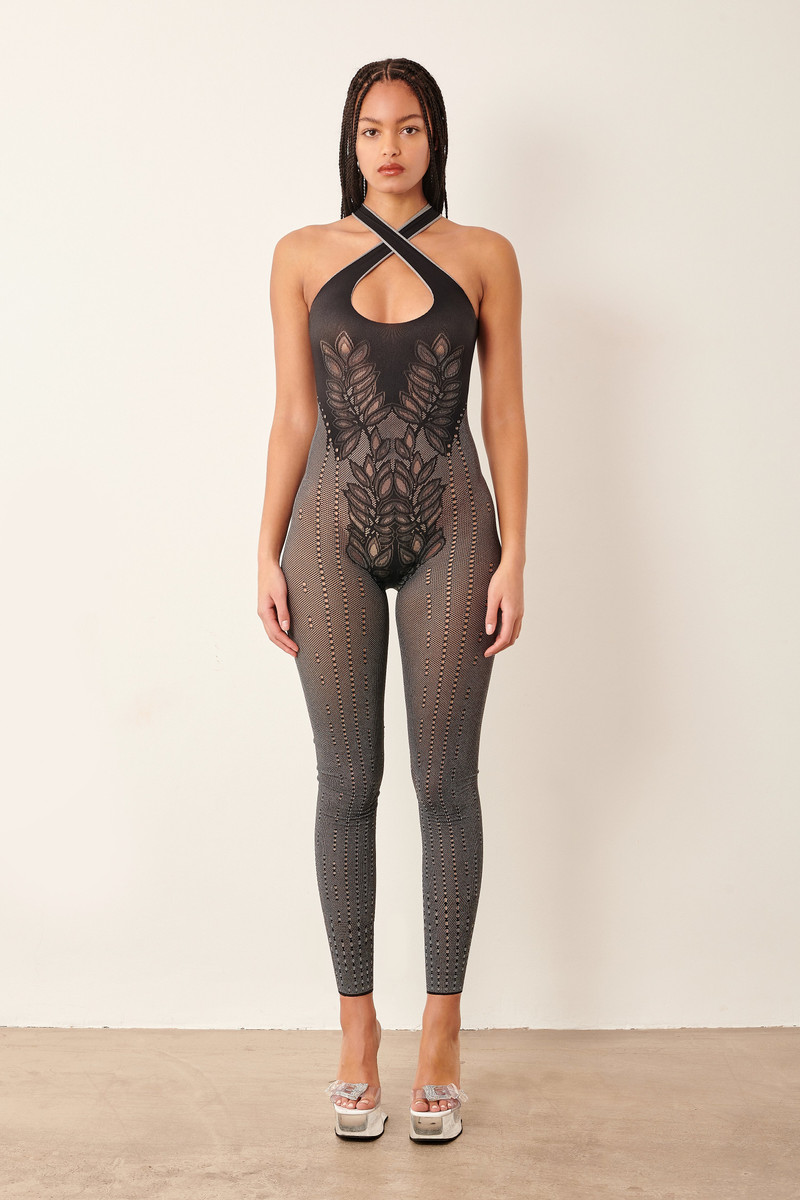 POSTER GIRL DAPHNE JUMPSUIT BLACKJACK outlook